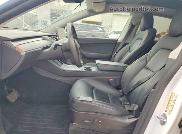 7SAYGAEE4NF433776 2022 TESLA MODEL Белый Вид салона спереди