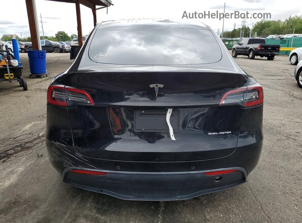 7SAYGAEE5NF541372 2022 TESLA MODEL Black Rear view