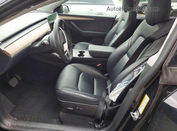 7SAYGAEE5NF541372 2022 TESLA MODEL Black Front interior view
