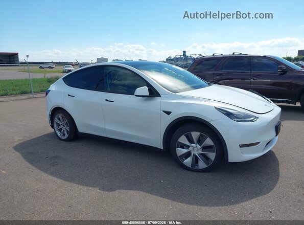 7SAYGAEE5PF629549 2023 TESLA MODEL Y White უკანა სალონის ხედი