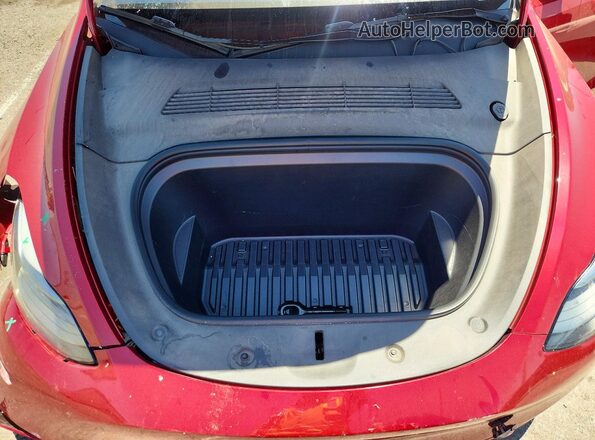 7SAYGAEE5RF015930 2024 TESLA MODEL Red ძრავის განყოფილების ხედი