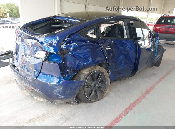 7SAYGAEE5RF201497 2024 TESLA MODEL Y Синий Задняя правая четверть