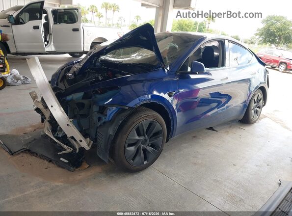 7SAYGAEE5RF201497 2024 TESLA MODEL Y Синий Передняя левая четверть