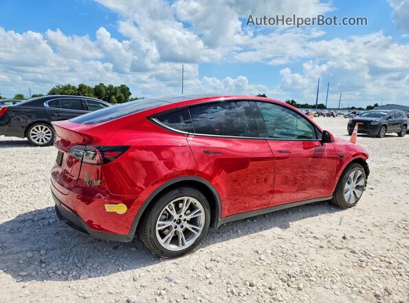 7SAYGAEE6NF350835 2022 TESLA MODEL Red Задня права чверть