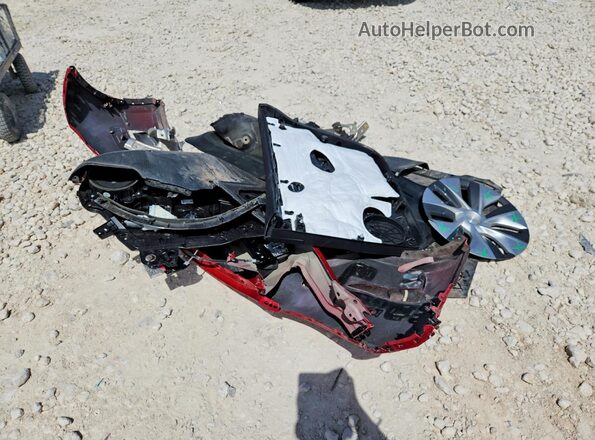 7SAYGAEE6NF350835 2022 TESLA MODEL Red Вид підкапотного простору