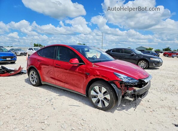 7SAYGAEE6NF350835 2022 TESLA MODEL Red Передня права чверть