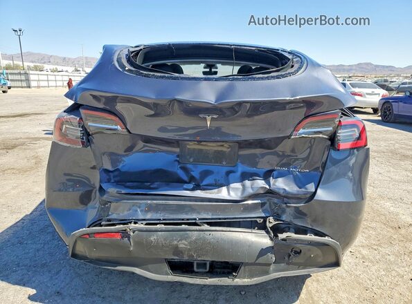 7SAYGAEE6PF700385 2023 TESLA MODEL Gray Вид ззаду
