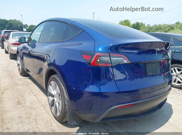 7SAYGAEE6PF779816 2023 TESLA MODEL Y Blue Rear left