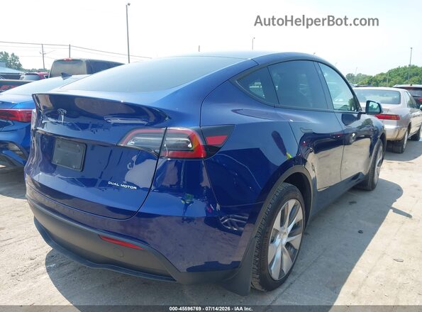 7SAYGAEE6PF779816 2023 TESLA MODEL Y Blue Rear right