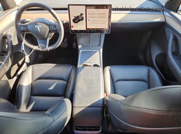 7SAYGAEE6PF924868 2023 TESLA MODEL Black წინა პანელის ხედი