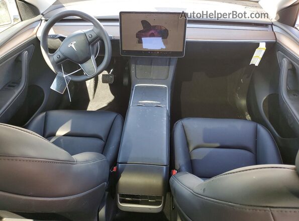 7SAYGAEE6RF206692 2024 TESLA MODEL White Dashboard view