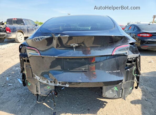 7SAYGAEE6SF247863 2025 TESLA MODEL Black უკანა ხედი