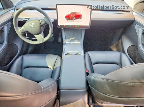 7SAYGAEE7PF866818 2023 TESLA MODEL Red Вид панелі приладів