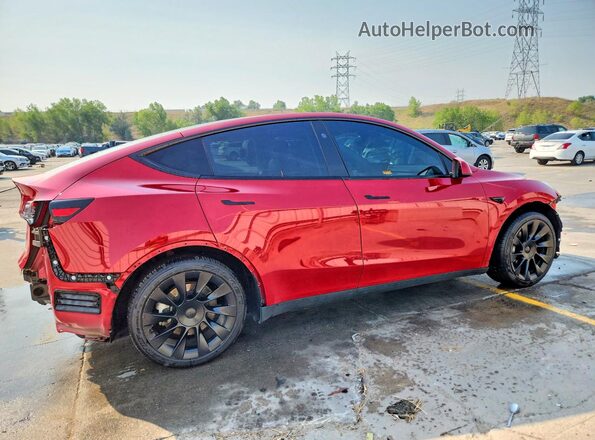 7SAYGAEE7PF866818 2023 TESLA MODEL Red Задня права чверть