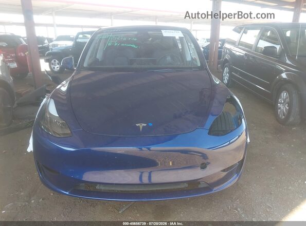 7SAYGAEE7PF897471 2023 TESLA MODEL Y Blue ხელსაწყოთა პანელის ხედი