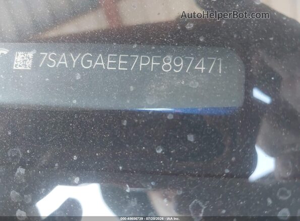 7SAYGAEE7PF897471 2023 TESLA MODEL Y Blue ძრავის განყოფილების ხედი