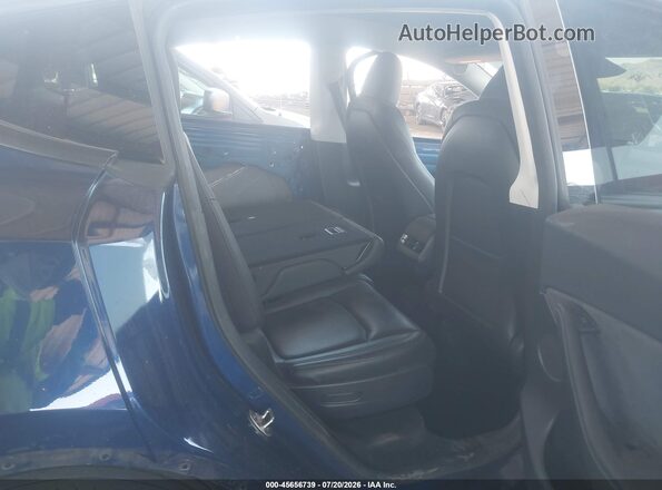 7SAYGAEE7PF897471 2023 TESLA MODEL Y Blue VIN კოდის სტიკერის ხედი