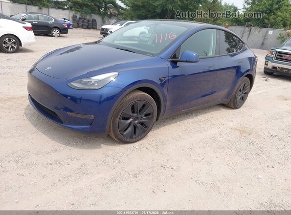 7SAYGAEE7RF111297 2024 TESLA MODEL Y Blue Vista tres cuartos delantera izquierda