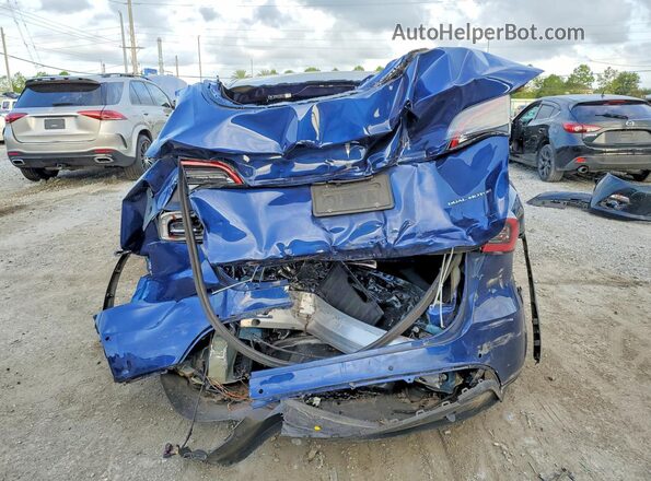 7SAYGAEE8NF383562 2022 TESLA MODEL Blue Vista trasera