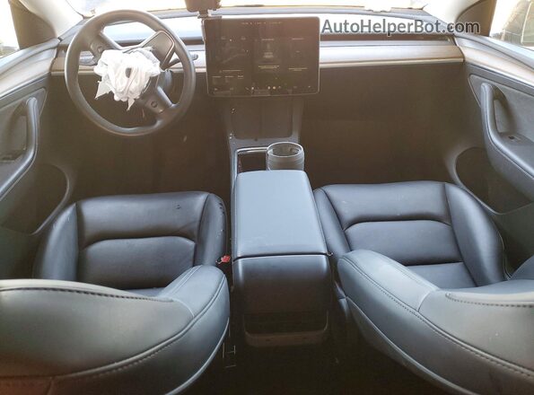 7SAYGAEE8RF100115 2024 TESLA MODEL Charcoal Առջևի վահանակի տեսք