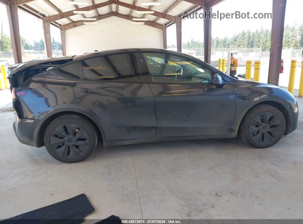 7SAYGAEE8RF170164 2024 TESLA MODEL Y Gray Widok zestawu wskaźników