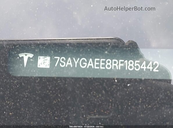 7SAYGAEE8RF185442 2024 TESLA MODEL Y Black Շարժիչի բաժամունքի տեսք