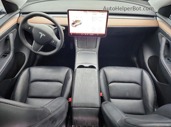 7SAYGAEE8SF247833 2025 TESLA MODEL Белый Вид панели приборов