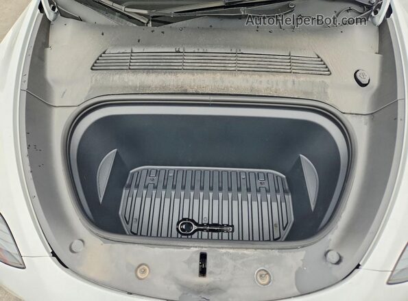 7SAYGAEE8SF247833 2025 TESLA MODEL Белый Вид задней части салона