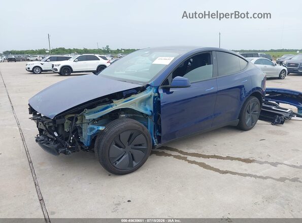 7SAYGAEE8TF628454 2026 TESLA MODEL Y Синий Передняя левая четверть