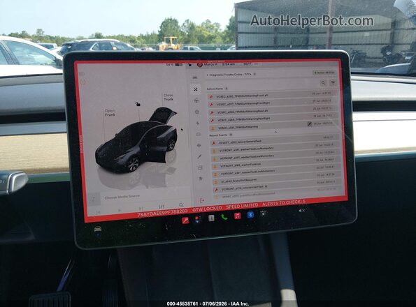 7SAYGAEE9PF788283 2023 TESLA MODEL Y Gray Front view