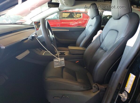 7SAYGAEE9PF901486 2023 TESLA MODEL Black Вид салону спереду