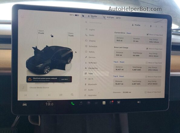 7SAYGAEE9PF901486 2023 TESLA MODEL Black Вид щитка приладів