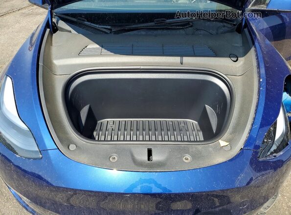 7SAYGAEE9RF193887 2024 TESLA MODEL Blue უკანა სალონის ხედი