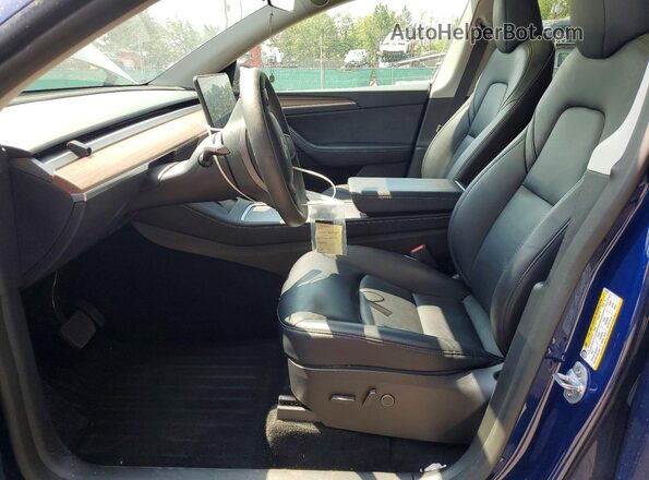 7SAYGAEE9RF193887 2024 TESLA MODEL Blue წინა სალონის ხედი