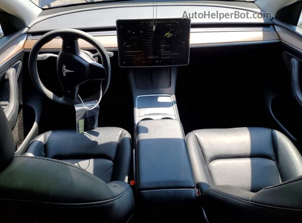 7SAYGAEE9RF193887 2024 TESLA MODEL Blue წინა პანელის ხედი
