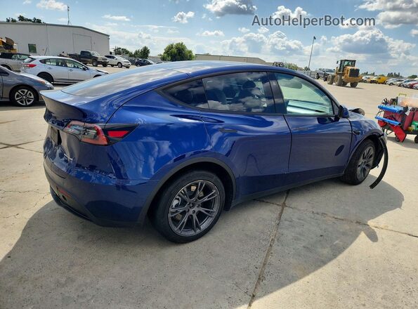 7SAYGAEE9SF230779 2025 TESLA MODEL Blue Задня права чверть