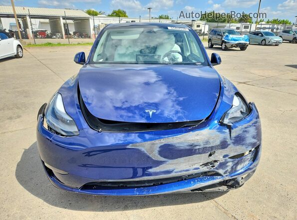 7SAYGAEE9SF230779 2025 TESLA MODEL Blue Вид спереду