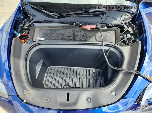 7SAYGAEE9SF230779 2025 TESLA MODEL Blue Вид задньої частини салону