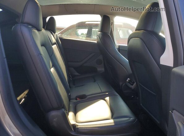 7SAYGAEE9SF239630 2025 TESLA MODEL Gray Вид задньої частини салону