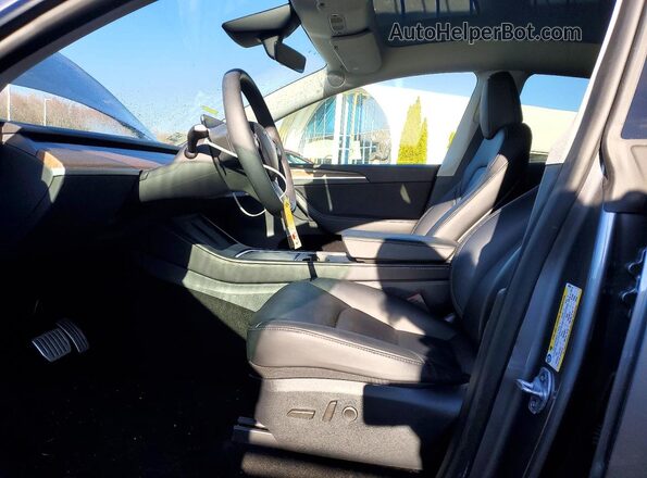 7SAYGAEE9SF239630 2025 TESLA MODEL Gray Вид салону спереду