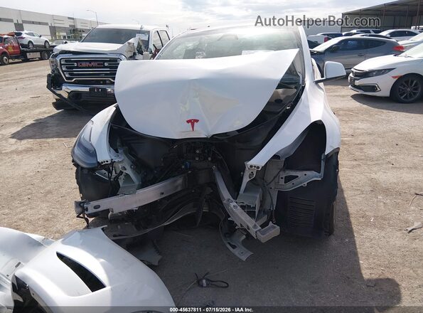 7SAYGAEE9SF256864 2025 TESLA MODEL Y Белый Вид сзади