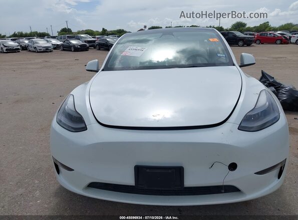 7SAYGAEEXPF751520 2023 TESLA MODEL Y White Rear view