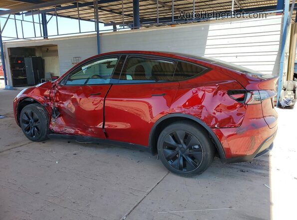 7SAYGDED0SF280026 2025 TESLA MODEL Красный Задняя левая четверть