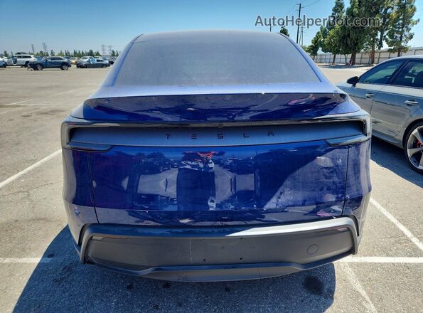 7SAYGDED0TF547182 2026 TESLA MODEL Blue Widok z tyłu