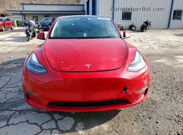 7SAYGDED1PF959875 2023 TESLA MODEL Бордовый Вид спереди