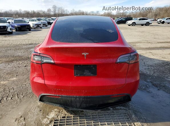7SAYGDED1PF959875 2023 TESLA MODEL Бордовый Вид сзади