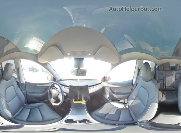 7SAYGDED1PF959875 2023 TESLA MODEL Бордовый Панорамный вид салона 360°
