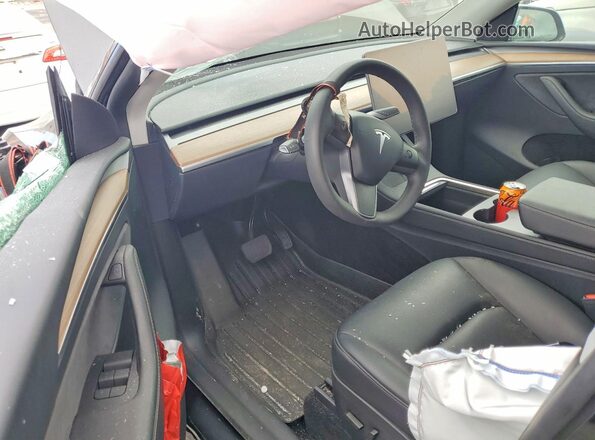 7SAYGDED1RF008207 2024 TESLA MODEL Gray Dashboard view
