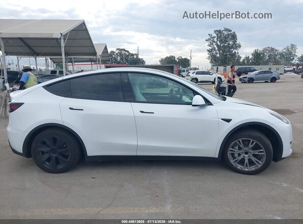 7SAYGDED1RF011396 2024 TESLA MODEL Y White Սարքավորումների վահանակի տեսք