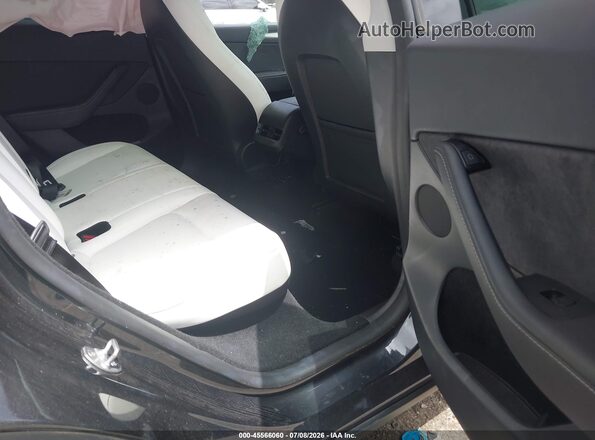 7SAYGDED1RF016663 2024 TESLA MODEL Y Black Vista de la etiqueta del VIN